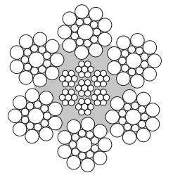 NON ROTATION RESISTANT WIRE ROPES