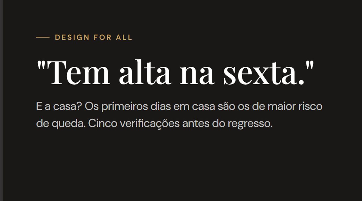 Alta hospitalar: preparar a casa antes do regresso