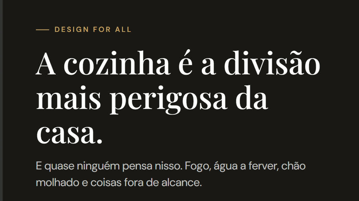 Cozinha acessível: bancada, fogão e armários ao alcance