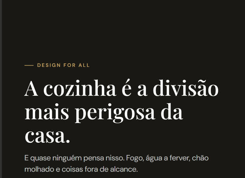 Cozinha acessivel: bancada, fogao e armarios ao alcance