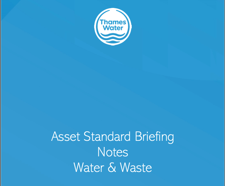 Thames Water Asset Standards