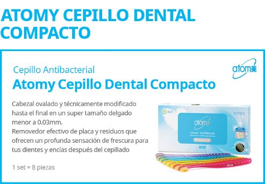 ATOMY CEPILLO DENTAL COMPACTO
