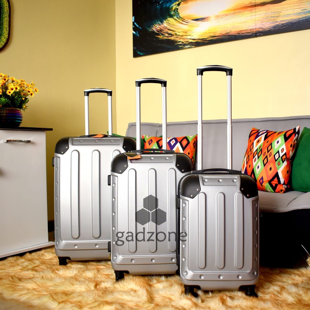 Hardside 3-Piece Suitcase Set