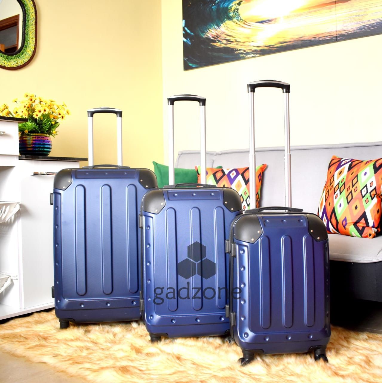 Hardside 3-Piece Suitcase Set