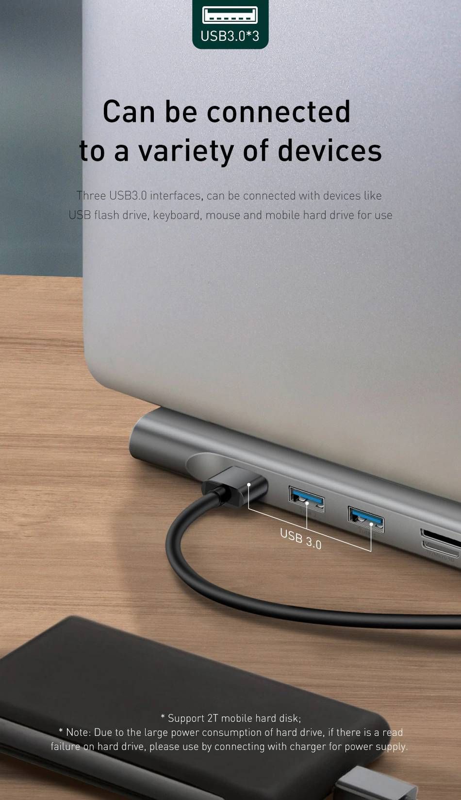 Baseus 11 in 1 USB C Multifunctional hub adapter