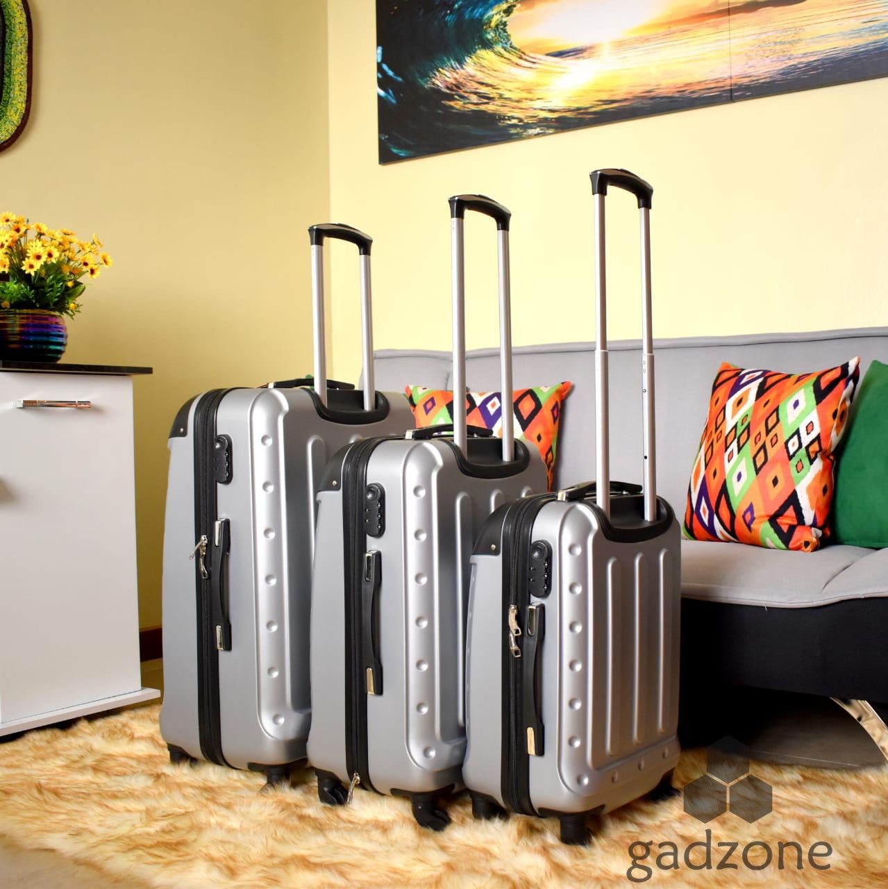 Hardside 3-Piece Suitcase Set