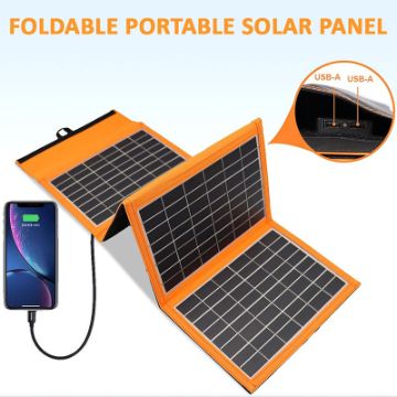 Portable Solar Panel with DUAL USB Ports