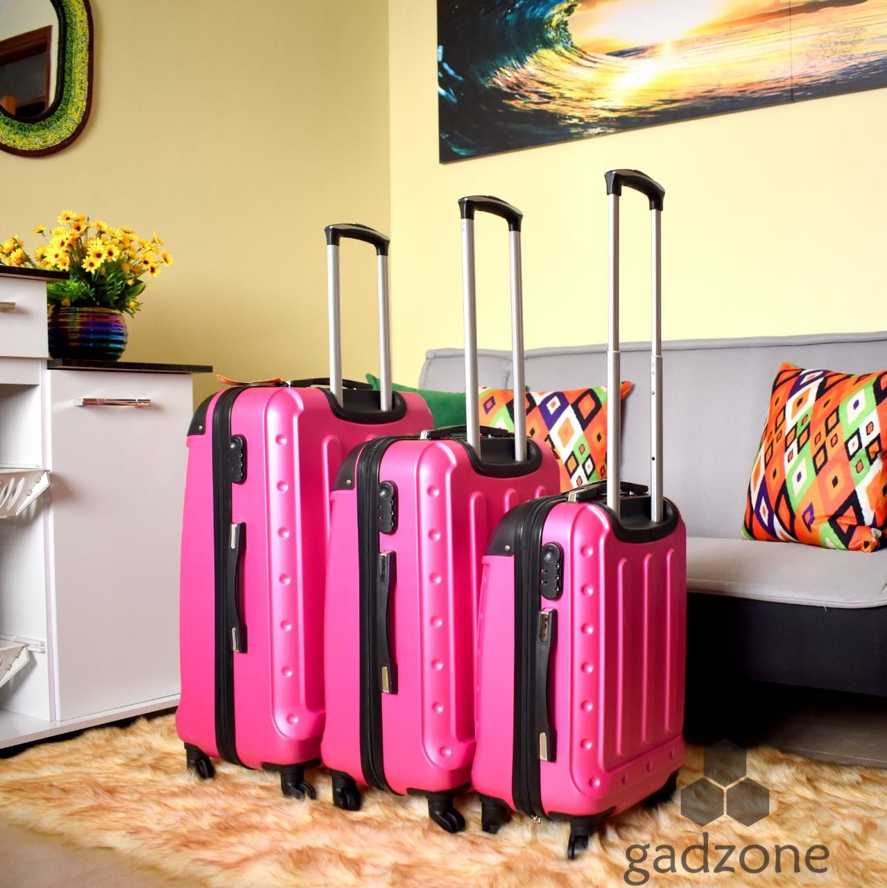 Hardside 3-Piece Suitcase Set