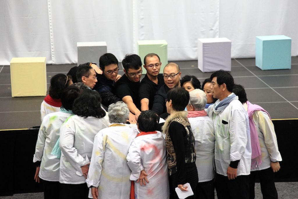 觀眾入快要場！即使是長者劇場的演員，也要來一個good show blessing！