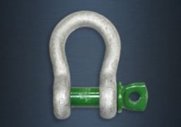 STANDARD BOW SHACKLES-SCREW PIN