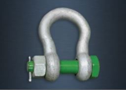 HEAVY DUTY BOW SHACKLES-SAFETY PIN