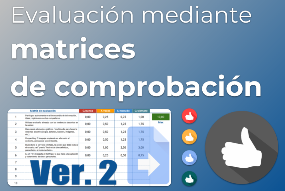 Miniatura matriz de evaluación