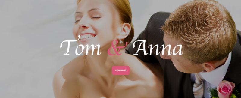 Wedding services&nbsp;- Bitrix24.site template