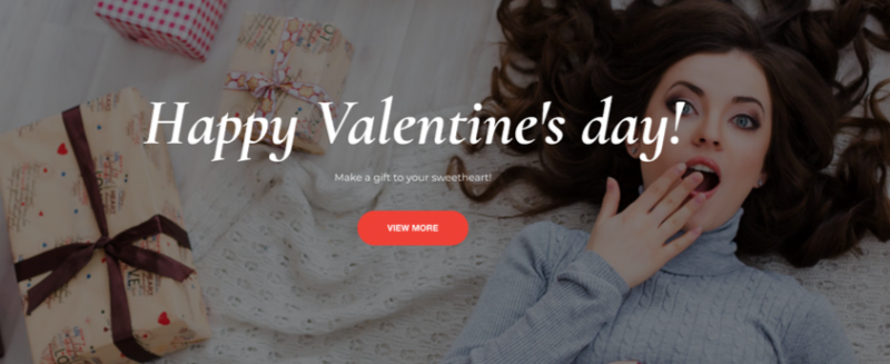 Valentine's Day&nbsp;- Bitrix24.site template